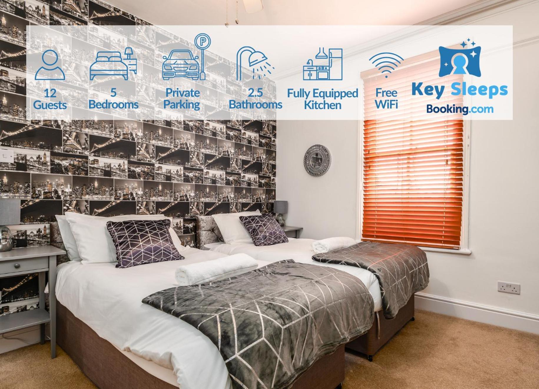 Spacious Contractor House For Large Groups - Private Parking Нортхемптон Экстерьер фото